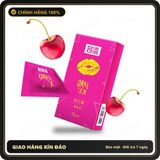 (Che Tên) Bao Cao Su Miệng Dành Cho Nam Nữ Oral XEX - Hương Cherry - Hộp 10 Cái - Siêu Mỏng Cao Cấp Bảo Đảm