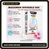 (Che Tên) Bao Cao Su Size 49mm Maxxmen Invisible 002, Cực Siêu Mỏng Nhiều Gel, Hương Hoa Anh Đào Cho LGBT, Gay Giao Nhanh Toàn Quốc