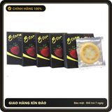 (Che Tên) Combo 10 Bao Cao Su Storm 7 Bi Hương Dâu Hộp Trắng Kín