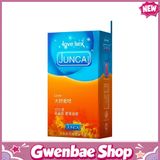 Bao cao su Juncai Love - Siêu mỏng, truyền nhiệt nhanh - Hộp 10 cái - Gwen Shop Chính Hãng
