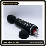 (Che Tên) Chày Rung Tình Yêu Siêu Mạnh Power Wand - 12 Chế Độ Rung Kèm 2 Đầu Thay Đổi - Hàng Mới Về