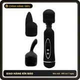 (Che Tên) Chày Rung Tình Yêu Siêu Mạnh Power Wand - 12 Chế Độ Rung Kèm 2 Đầu Thay Đổi - Hàng Mới Về