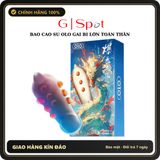 (Che Tên) Bao Cao Su OLO Rồng Lộn, Gai Bi Lớn Tăng Kích Thước, Tăng Cảm Giác Cho Nữ - Hộp 1 Gai + 1 Bi - Hàng Mới Về
