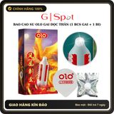 (Che Tên) Bao Cao Su OLO Gai Dọc Thân (1 Bcs Gai + 1 Bi Silicon), Bcs Siêu Mỏng 0.03mm Giao Nhanh Toàn Quốc