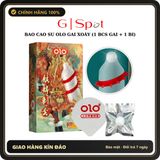 (Che Tên) Bao Cao Su OLO, Gai Xoáy, Siêu Mỏng 0.03mm, Bi Silicon Đi Kèm, Nhiều Gel Giao Nhanh Toàn Quốc