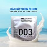 Bao cao su Okamoto 0.03 Platinum - Siêu mỏng, không mùi - Hộp 3 cái - Gwen Shop Chính Hãng