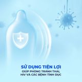 Bao cao su Okamoto Skinless Skin Purity - Không mùi, tinh khiết, mềm mại - Hộp 10 cái - Gwen Shop Chính Hãng