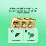 Bao cao su Okamoto 0.03 Real Fit - Siêu mỏng, co rút ôm sát - Hộp 3 cái - Gwen Shop Chính Hãng