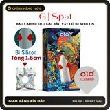 (Che Tên) Bao Cao Su OLO Gai Râu Vảy Có Bi Silicon - Siêu Mỏng 0.01 - Nhiều Gel Boi Tron Hỗ Trợ 24/7