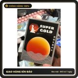 (Che Tên) Bao Cao Su Nhật Bản Super Gold - 9 Bi Toàn Thân - 1 Bi Silicon Mềm ở Đầu Tăng Thêm 1cm - Hộp 2 Cái - Hàng Mới Về