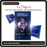 (Che Tên) Bao Cao Su Shell Seahorse - Mát Lạnh Kéo Dài Thời Gian - Hộp 10 Cái Giao Nhanh Toàn Quốc