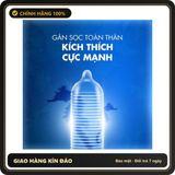 (Che Tên) Bao Cao Su Shell Seahorse - Mát Lạnh Kéo Dài Thời Gian - Hộp 10 Cái Giao Nhanh Toàn Quốc