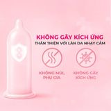Bao cao su Okamoto 0.01 PU - Siêu mỏng tàng hình, truyền nhiệt chân thật - Hộp 4 cái - Gwen Shop Chính Hãng