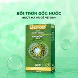 Bao cao su Okamoto Harmony - Gân sọc, siêu mỏng - Hộp 10 cái - Gwen Shop Chính Hãng