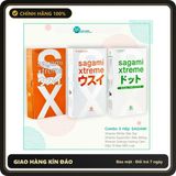 (Che Tên) Combo 3 Hộp - Bao Cao Su Sagami Xtreme Super Thin - Siêu Mỏng Chính Hãng BCS Nhật Bản - Hàng Mới Về