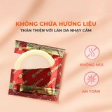 Bao cao su Okamoto Roman - Vân hoa hồng, ôm khít - Hộp 10 cái - Gwen Shop Chính Hãng