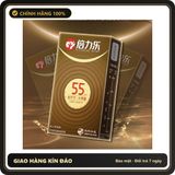 (Che Tên) Bao Cao Su Size Lớn 55mm HBM - Comdom Large XL - Hộp 10 cái - Siêu Mỏng Nhiều Gel Hỗ Trợ 24/7