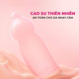 Bao cao su Okamoto Skinless Skin Vanilla - Hương vani, mềm mại - Hộp 10 cái - Gwen Shop Chính Hãng