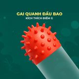 Bao cao su OLO Rồng xanh - Gai chùm đầu - Hộp 1 cái + 1 bi silicon - Gwen Shop Chính Hãng