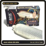 (Che Tên) Bao Cao Su Gân Gai Lớn Nổi Toàn Thân Rồng Lộn HBM - Hộp 10 Cái Giao Nhanh Toàn Quốc