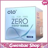 Bao cao su OLO 0.01 Zero Ha For Man - Siêu mỏng, nhiều gel tạo trơn - Hộp 10 cái - Gwen Shop Chính Hãng