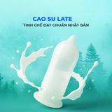 Bao cao su Sagami Xtreme Amino Gold Spearmint - Siêu mỏng, mát lạnh, hương bạc hà - Hộp 10 cái - Gwen Shop Chính Hãng