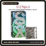 (Che Tên) Bao Cao Su Sagami Xtreme Spearmint – Siêu Mỏng, Kéo Dài, Hương Bạc Hà - Hộp 10 cái Hỗ Trợ 24/7