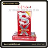 (Che Tên) Bao Cao Su Sagami Xtreme Feel Long Gai Kéo Dài Thời Gian - Hộp 10 Cái - Tặng Gel Gói Cao Cấp Bảo Đảm