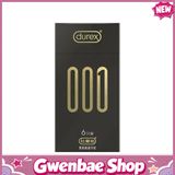 Bao cao su Durex 001 - Siêu mỏng, 54mm - Hộp 6 cái - Gwen Shop Chính Hãng