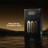 Bao cao su Durex 001 - Siêu mỏng, 54mm - Hộp 6 cái - Gwen Shop Chính Hãng