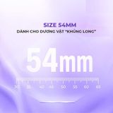 Bao cao su Firon Max 54 - Size 54mm, siêu mỏng, kéo dài thời gian - Hộp 10 cái - Gwen Shop Chính Hãng