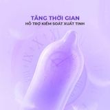 Bao cao su Firon Max 54 - Size 54mm, siêu mỏng, kéo dài thời gian - Hộp 10 cái - Gwen Shop Chính Hãng
