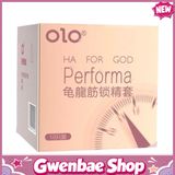 Bao cao su OLO 0.01 Performa Ha For God - Siêu mỏng, kéo dài thời gian - Hộp 10 cái - Gwen Shop Chính Hãng