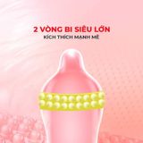 Bao cao su Firon Blaze - Hộp 1 bao 2 vòng bi siêu lớn + 1 bao Firon Rush ( - Hộp 2 cái) - Gwen Shop Chính Hãng