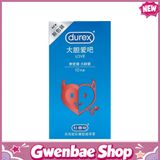 Bao cao su Durex Love - Siêu mỏng, hương vani - Hộp 10 cái - Gwen Shop Chính Hãng