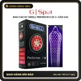 (Che Tên) Bao Cao Su Shell Performax 6 In 1- Gân Gai Khắp Thân Siêu Mỏng 789284 Cao Cấp Bảo Đảm
