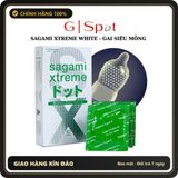 (Che Tên) Bao cao su Sagami Extreme White - Cam kết hàng nhập 100% ( chính hãng ) Hộp Trắng Kín