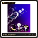 (Che Tên) Bao Cao Su 2 Bi Nổi To Đầu Lớn - Tăng Thêm Kích Thước - Hộp 2 Cái Bảo Mật Tuyệt Đối