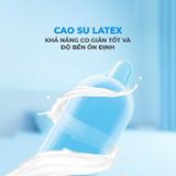 Bao cao su Powergra Feel X - Siêu mỏng, kéo dài, hương nhân sâm - Hộp 10 cái - Gwen Shop Chính Hãng