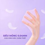 Bao cao su Powergra Maxfit - Size 54mm, siêu mỏng, kéo dài, hương dâu - Hộp 3 cái - Gwen Shop Chính Hãng