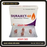 (Che Tên) VIên uống Duraject 60 (Dapoxetin 60mg) h/4v xuất tinh sớm (Sản phẩm shop ADAM 365) Giao Nhanh Toàn Quốc