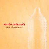 Bao cao su Sagami Dotty G Mint Are Are - Siêu điểm nổi, nhiều gel tạo trơn - Hộp 10 cái - Gwen Shop Chính Hãng