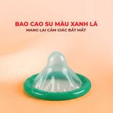 Bao cao su Sagami Dotty G Mint Are Are - Siêu điểm nổi, nhiều gel tạo trơn - Hộp 10 cái - Gwen Shop Chính Hãng