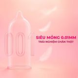 Bao cao su Sagami Original 0.01 - Siêu siêu mỏng 0.01mm - Hộp 5 cái - Gwen Shop Chính Hãng
