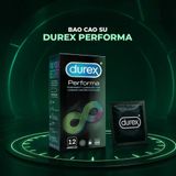 Bao cao su Durex Performa - Keo dai thoi gian - Hop 12 cai - Gwen Shop Chính Hãng