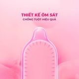 Bao cao su Firon Air - Siêu mỏng, kéo dài thời gian, hương vani - Hộp 10 cái - Gwen Shop Chính Hãng
