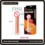 (Che Tên) Bao cao su đôn dên Max-Man tăng kích thước chính hãng Hỗ Trợ 24/7