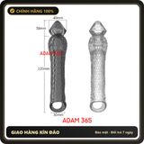 (Che Tên) Bao cao su đôn dên Wolf's Fang 1.0 rung đầu tăng kích thước. Hộp Trắng Kín