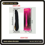 (Che Tên) Máy Rung Âm Đạo Hình Dương Vật rung nhấp chuyển động đẩy tới và lui Ngoáy 18 Chế Độ (24mm X 3,3mm) Giao Nhanh Toàn Quốc