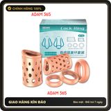 (Che Tên) Combo bộ 3 vòng đeo chống xuất tinh và 2 bao đôn khúc giữa màu da Hộp Trắng Kín